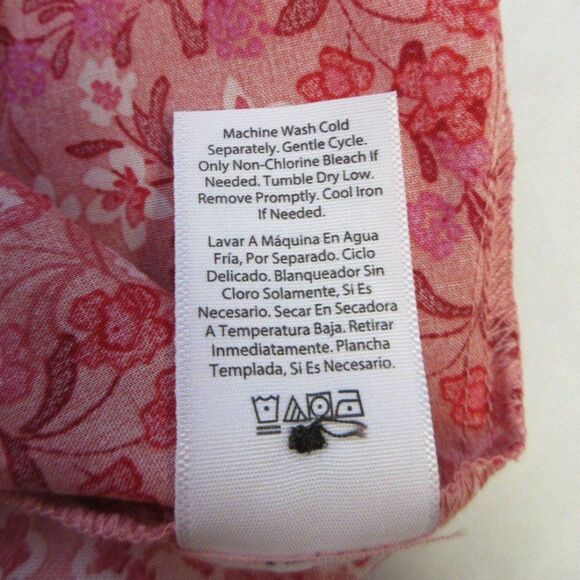 TERRA & SKY Fit & Flare Button Front Dress Womens Size 16W Pink Red Floral NWT - Picture 10 of 12